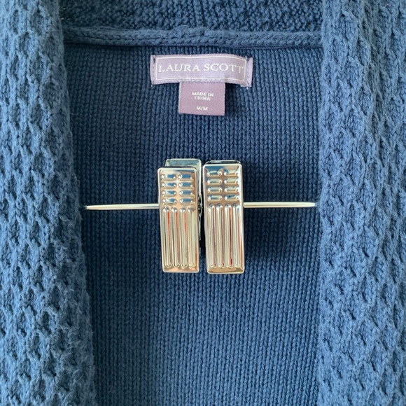 NEW Laura Scott Cable Knit Sweater - Picture 4 of 6